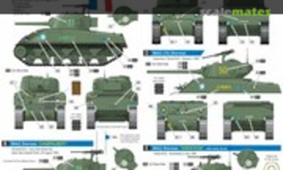 1:72 French 2eme DB Shermans (Bison Decals 72022) 72022