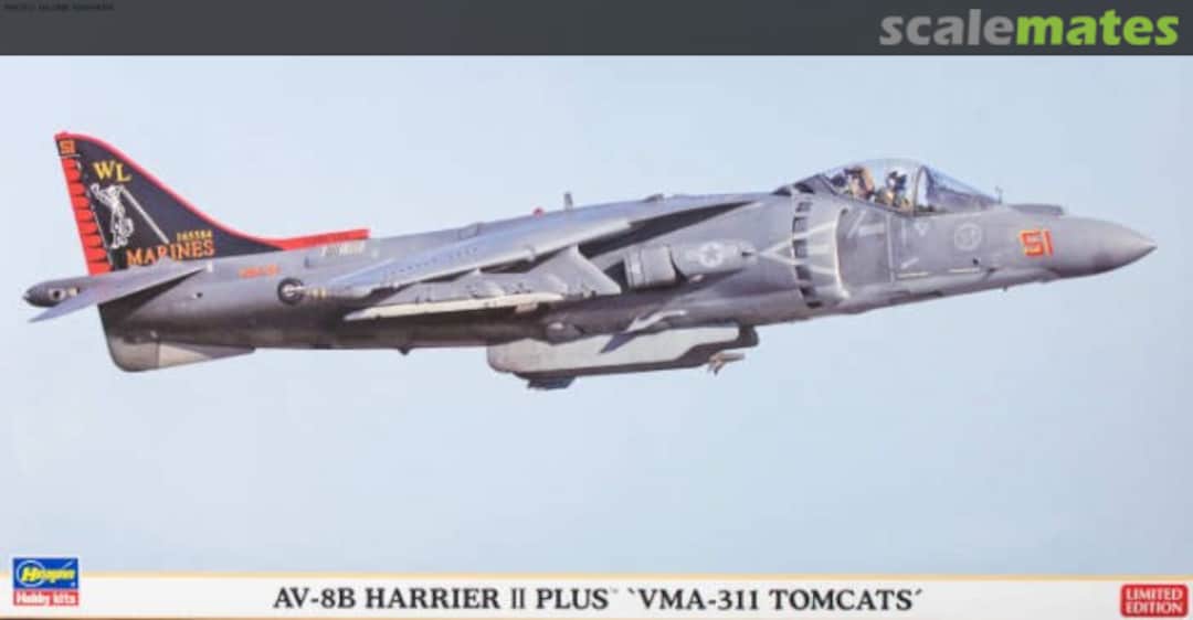 Boxart AV-8B Harrier II Plus `VMA-311 Tomcats´ 07349 Hasegawa Boxart AV-8B Harrier II Plus `VMA-311 Tomcats´ 07349 Hasegawa