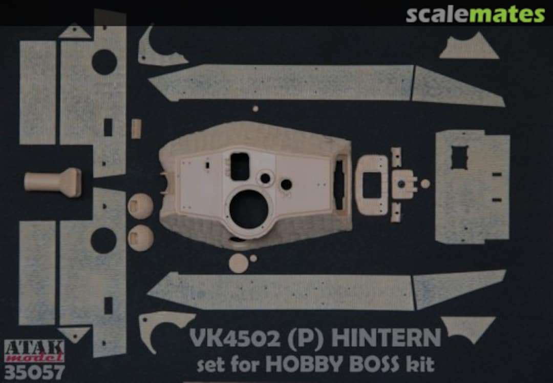 Boxart VK4502 (P) Hinten Zimmerit 35057 Atak Model