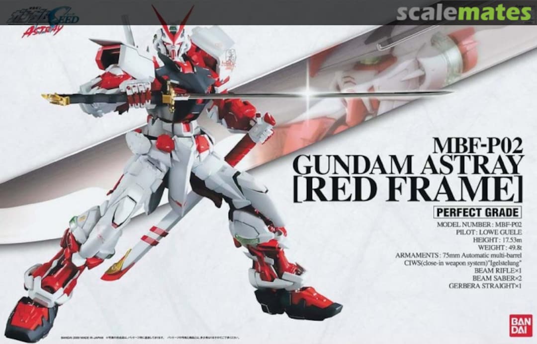 Boxart MBF-P02 Gundam Astray Red Frame 0158463 Bandai Boxart MBF-P02 Gundam Astray Red Frame 0158463 Bandai