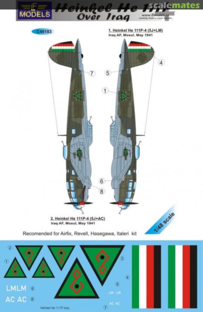 Boxart Heinkel He 111P C48183 LF Models Boxart Heinkel He 111P C48183 LF Models
