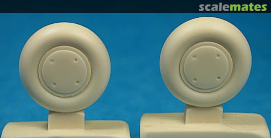 Boxart Curtiss P-40 Wheels Smooth Style 48154 Ultracast