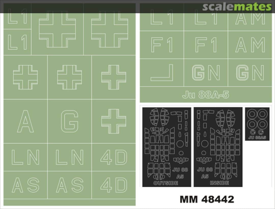 Boxart Junkers Ju 88A-5 MM48442 Montex Boxart Junkers Ju 88A-5 MM48442 Montex