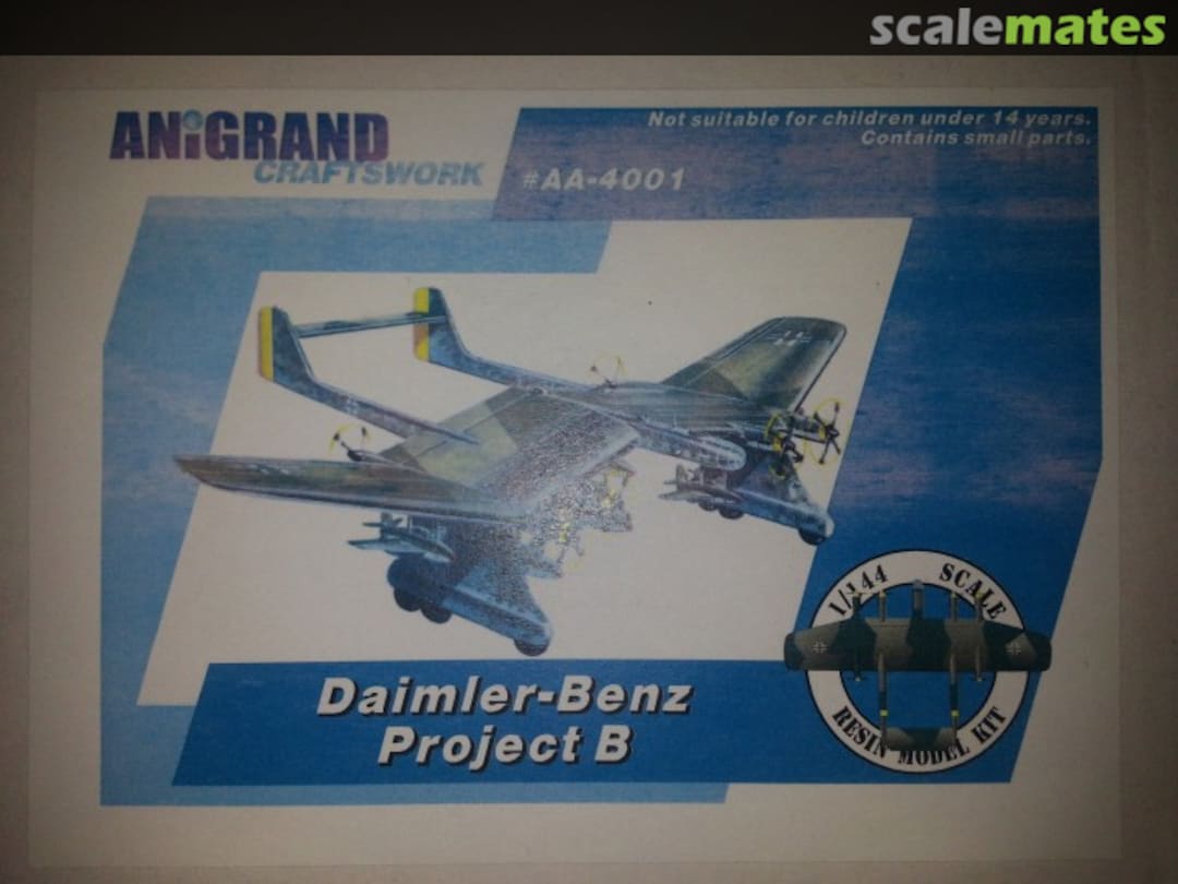 Boxart Daimler-Benz Project-B AA-4001 Anigrand Craftswork Boxart Daimler-Benz Project-B AA-4001 Anigrand Craftswork