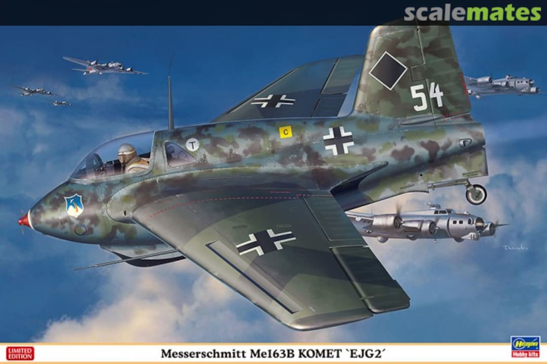 Boxart Messerschmitt Me163B Komet "EJG2" 08248 Hasegawa Boxart Messerschmitt Me163B Komet "EJG2" 08248 Hasegawa