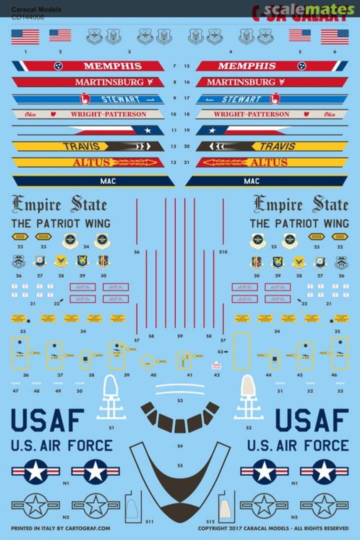 Contents C-5A Galaxy CD144008 Caracal Models Contents C-5A Galaxy CD144008 Caracal Models