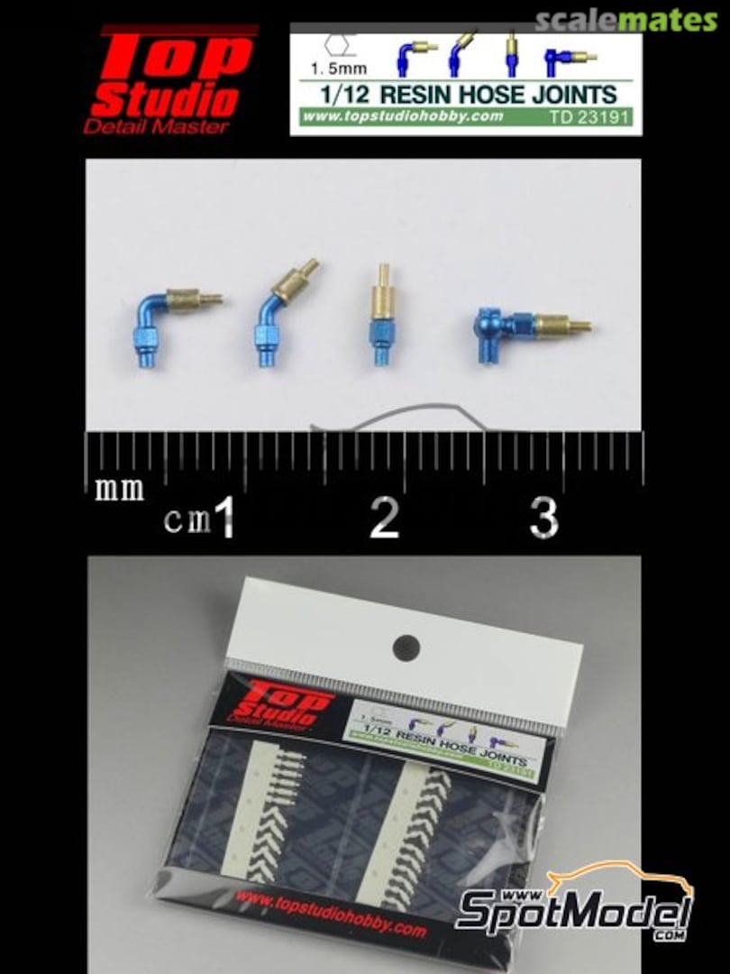 Boxart Hose Joints (1.5mm) TD23191 Top Studio