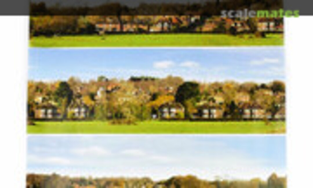 No Small Backscene - Village (1372 x 152mm) (Gaugemaster GM754) GM754