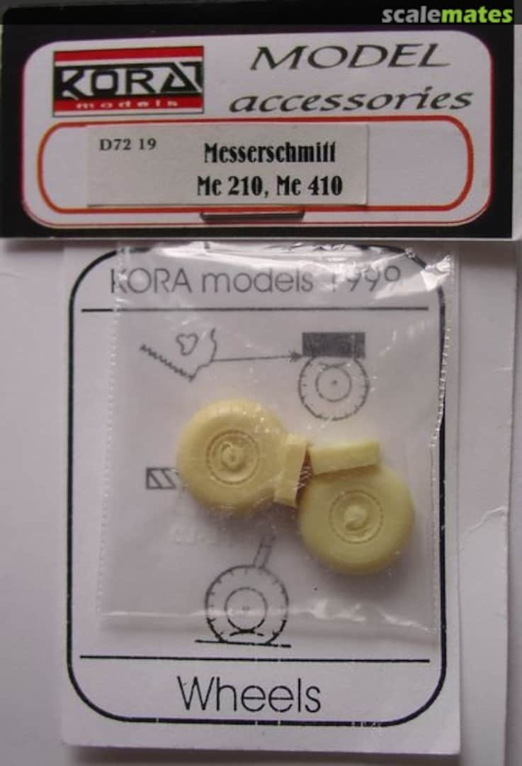 Boxart Messerschmitt Me 210, Me 410 D72 19 Kora Models Boxart Messerschmitt Me 210, Me 410 D72 19 Kora Models