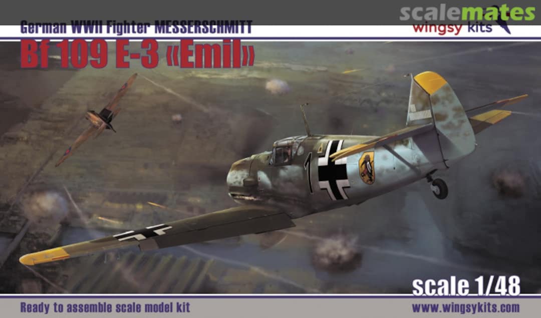 Boxart Messerschmitt Bf 109E-3 "Emil" D5-08 Wingsy Kits Boxart Messerschmitt Bf 109E-3 "Emil" D5-08 Wingsy Kits
