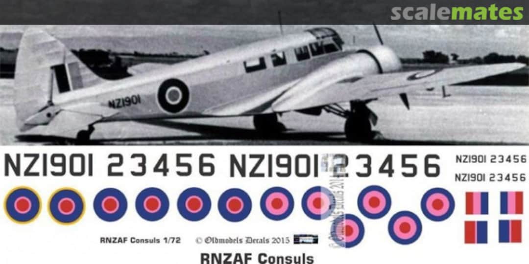 Boxart RNZAF Consuls OMD0937B Oldmodels Decals Boxart RNZAF Consuls OMD0937B Oldmodels Decals