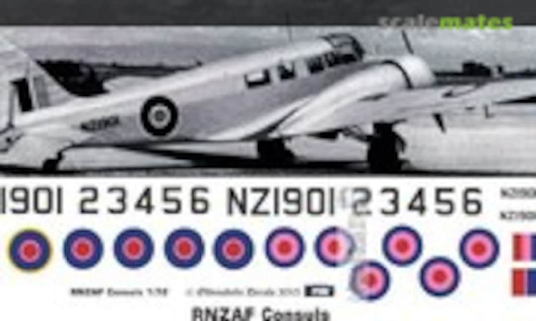 1:144 RNZAF Consuls (Oldmodels Decals OMD0937B) OMD0937B