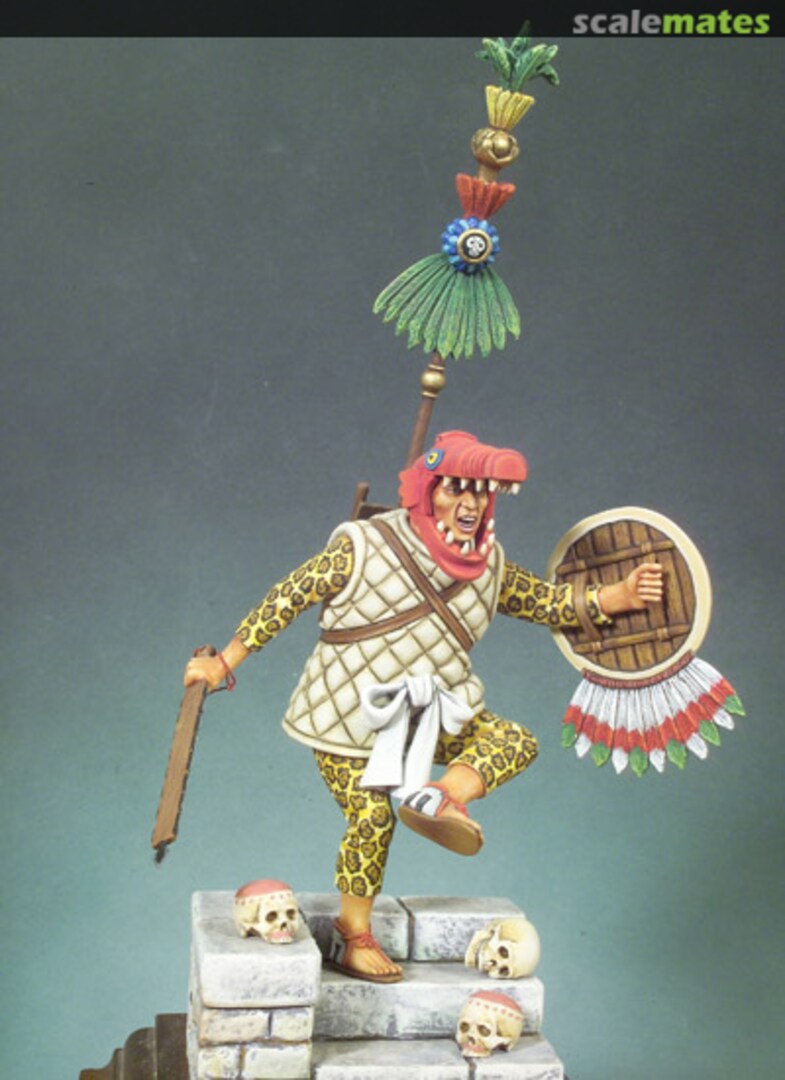 Boxart Aztec Captain (1521) S8-F05 Andrea Miniatures