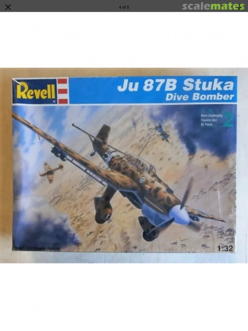Boxart Ju 87B Stuka Dive Bomber 4661 Revell