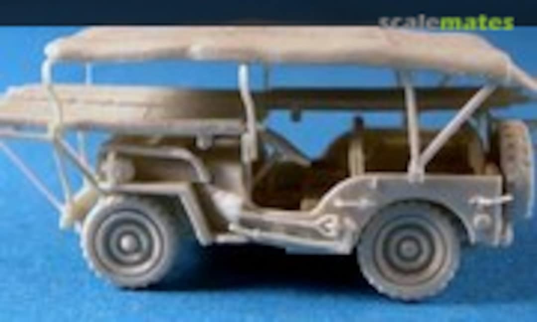 1:76 Willys Ambulance Jeep (Milicast UK078)