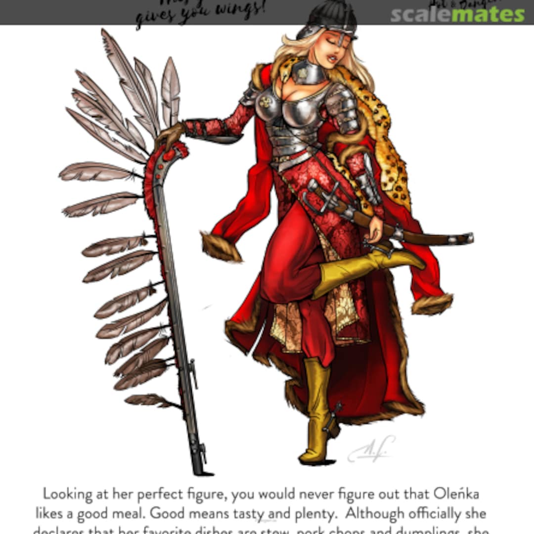 Boxart Oleńka, the Winged Hussar HD-28-01 WARGAMER GAMES STUDIO