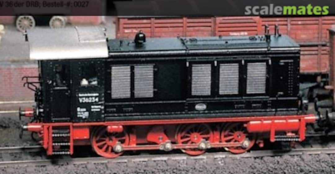 Boxart DRG V36.1-2 mit Lamellentüren 0027 Weinert Modellbau Boxart DRG V36.1-2 mit Lamellentüren 0027 Weinert Modellbau