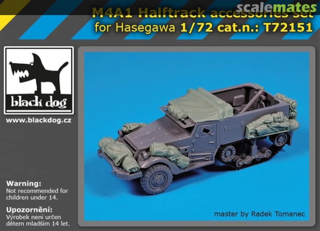Boxart M4A1 Halftrack Accessories Set T72151 Black Dog Boxart M4A1 Halftrack Accessories Set T72151 Black Dog