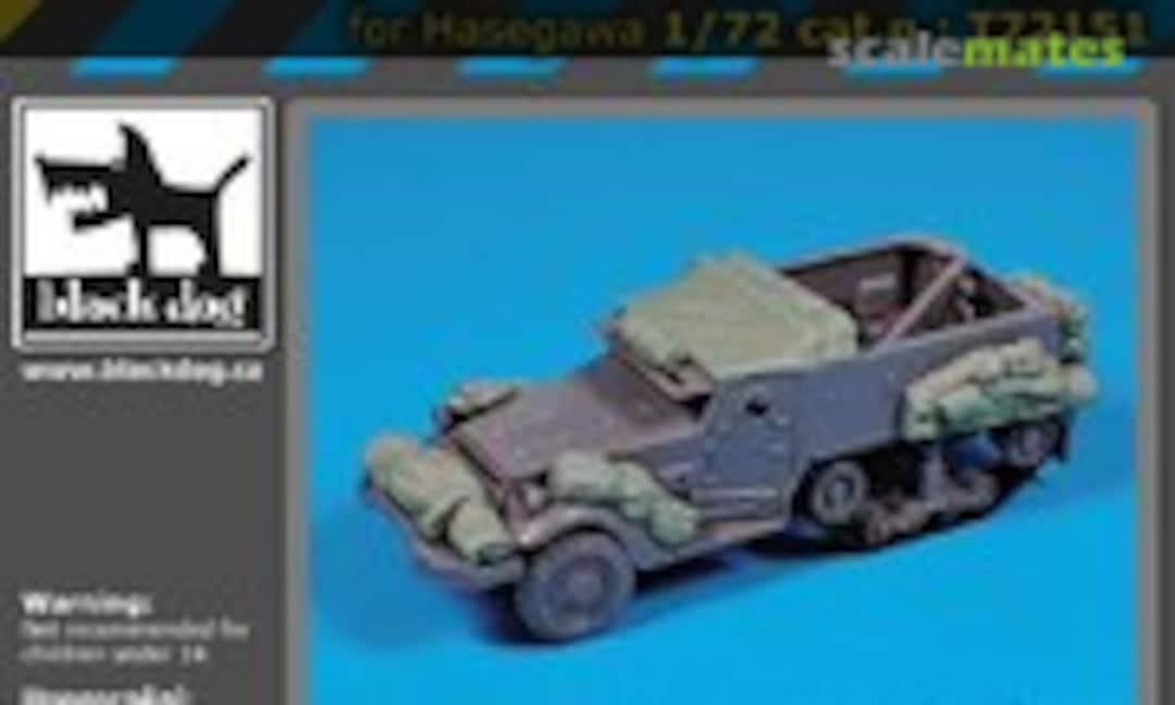 1:72 M4A1 Halftrack Accessories Set (Black Dog T72151) T72151