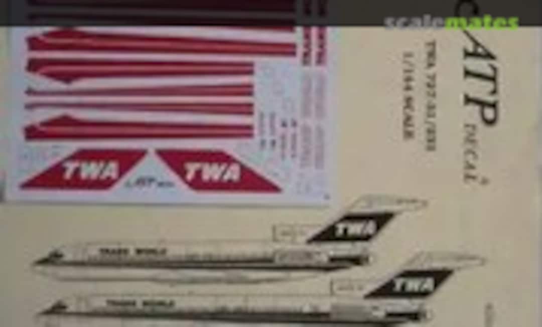 1:144 TWA (old colors) Boeing 727s (ATP Airliners America AD5069) AD5069
