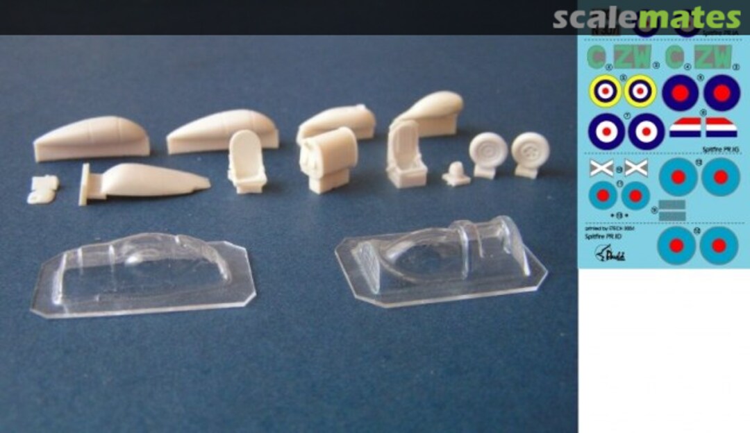 Boxart Spitfire PR Mk.Ia, IV, PR.VII U72-56 Pavla Models Boxart Spitfire PR Mk.Ia, IV, PR.VII U72-56 Pavla Models