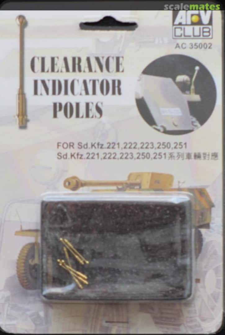 Boxart Clearance Indicator Poles AC35002 AFV Club Boxart Clearance Indicator Poles AC35002 AFV Club