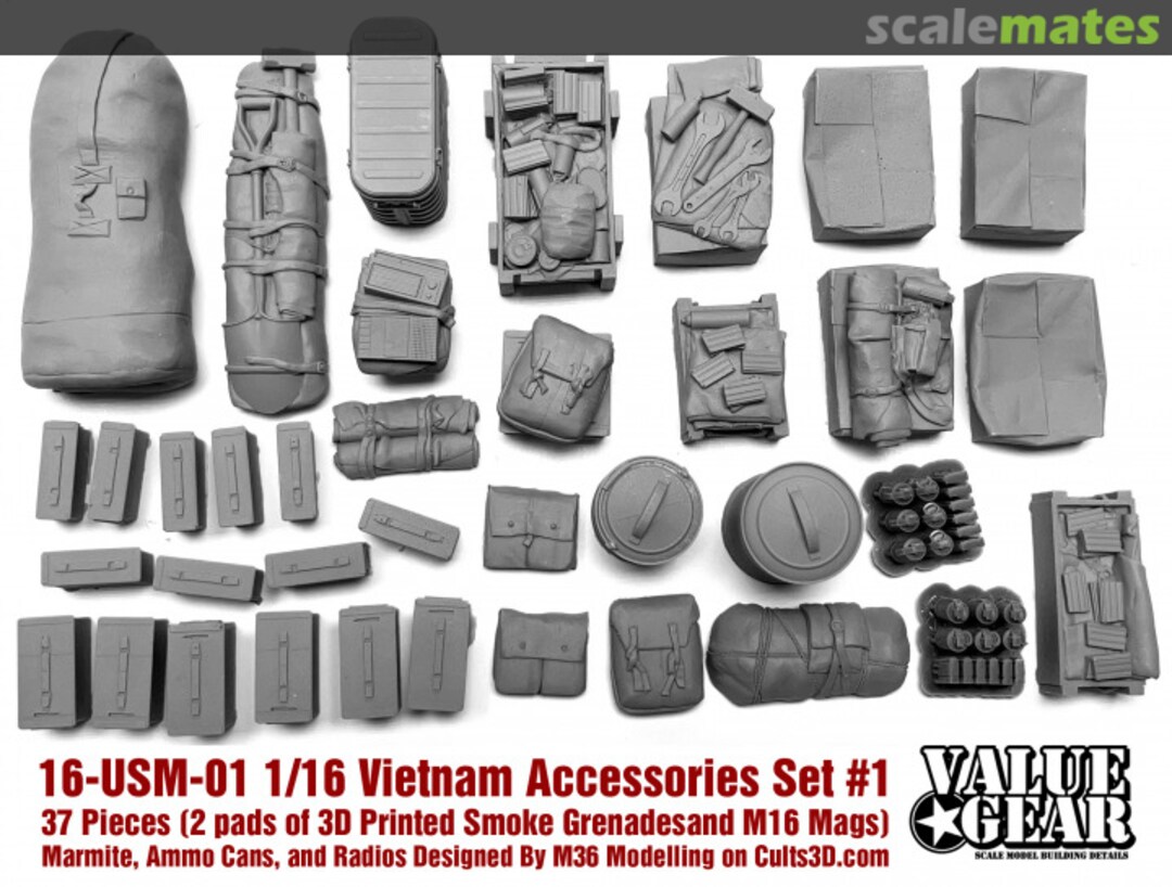 Boxart Vietnam Accessories Set #1 16-USM-01 Value Gear Boxart Vietnam Accessories Set #1 16-USM-01 Value Gear