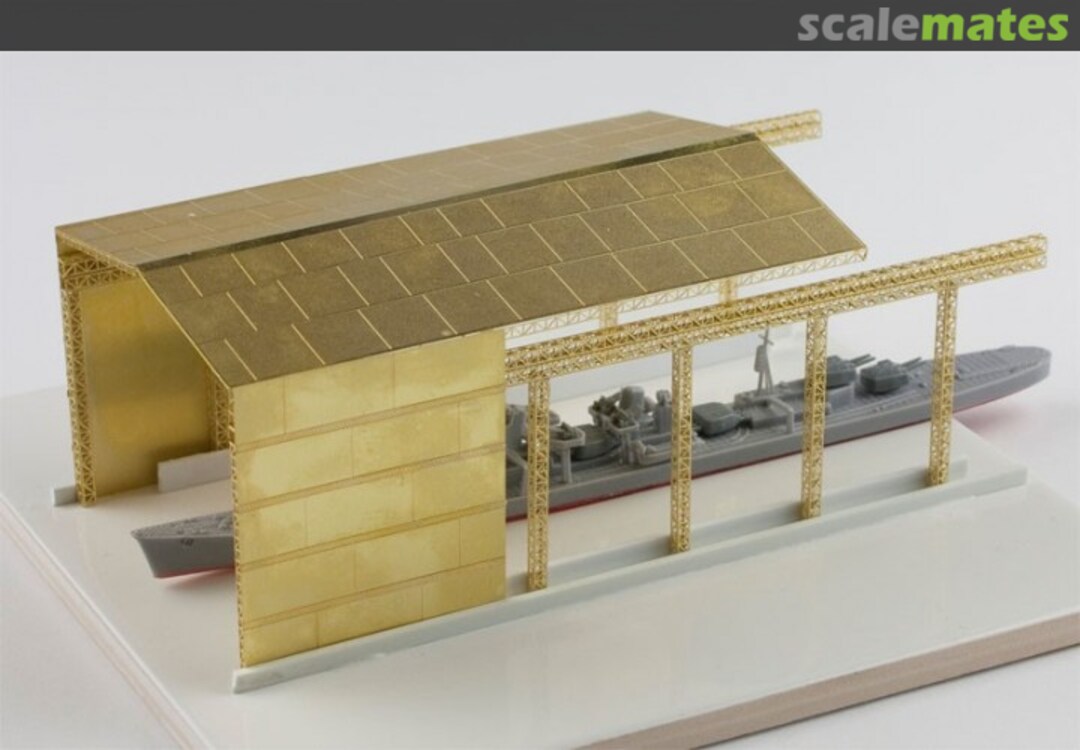 Boxart Dockyard Diorama Accessories - Covered Repair Dock #1 NW70006 Alliance Model Works Boxart Dockyard Diorama Accessories - Covered Repair Dock #1 NW70006 Alliance Model Works