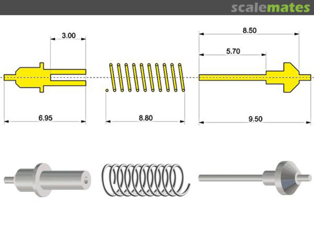 Boxart Shock absorber with coil spring PG17 Tameo Kits Boxart Shock absorber with coil spring PG17 Tameo Kits