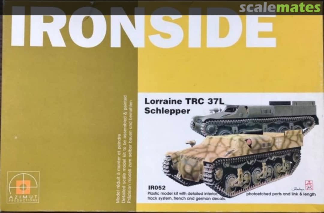 Boxart Lorraine TRC 37L Schlepper IR052 Azimut-Ironside Boxart Lorraine TRC 37L Schlepper IR052 Azimut-Ironside