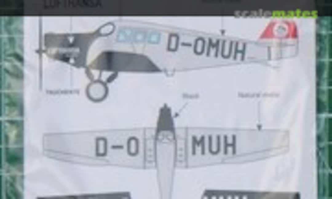 1:72 Junkers F 13 Lufthansa (Master-X MX 7222.03) MX 7222.03