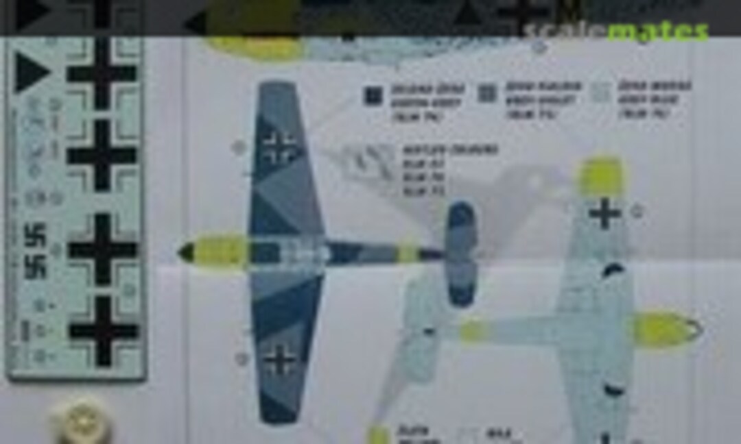1:72 Messerschmitt Bf109E-7/B Escuadrilla Azul (Kora Models DEC7241) DEC7241