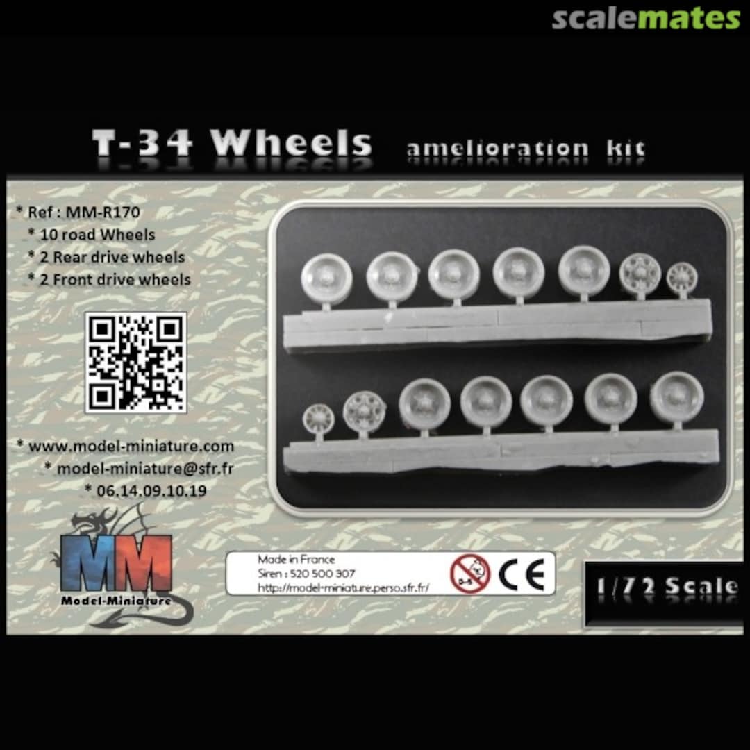 Boxart T-34 Wheels MM-R170 Model Miniature Boxart T-34 Wheels MM-R170 Model Miniature