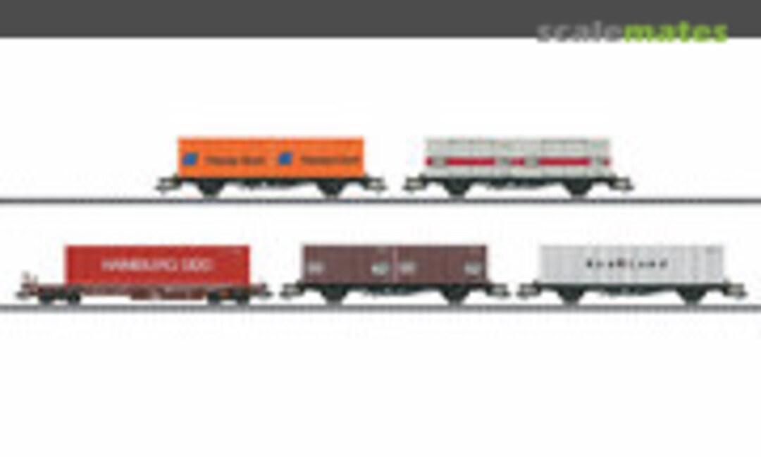 5pc Container carrier set - MHI Exclusive (Märklin 47689)