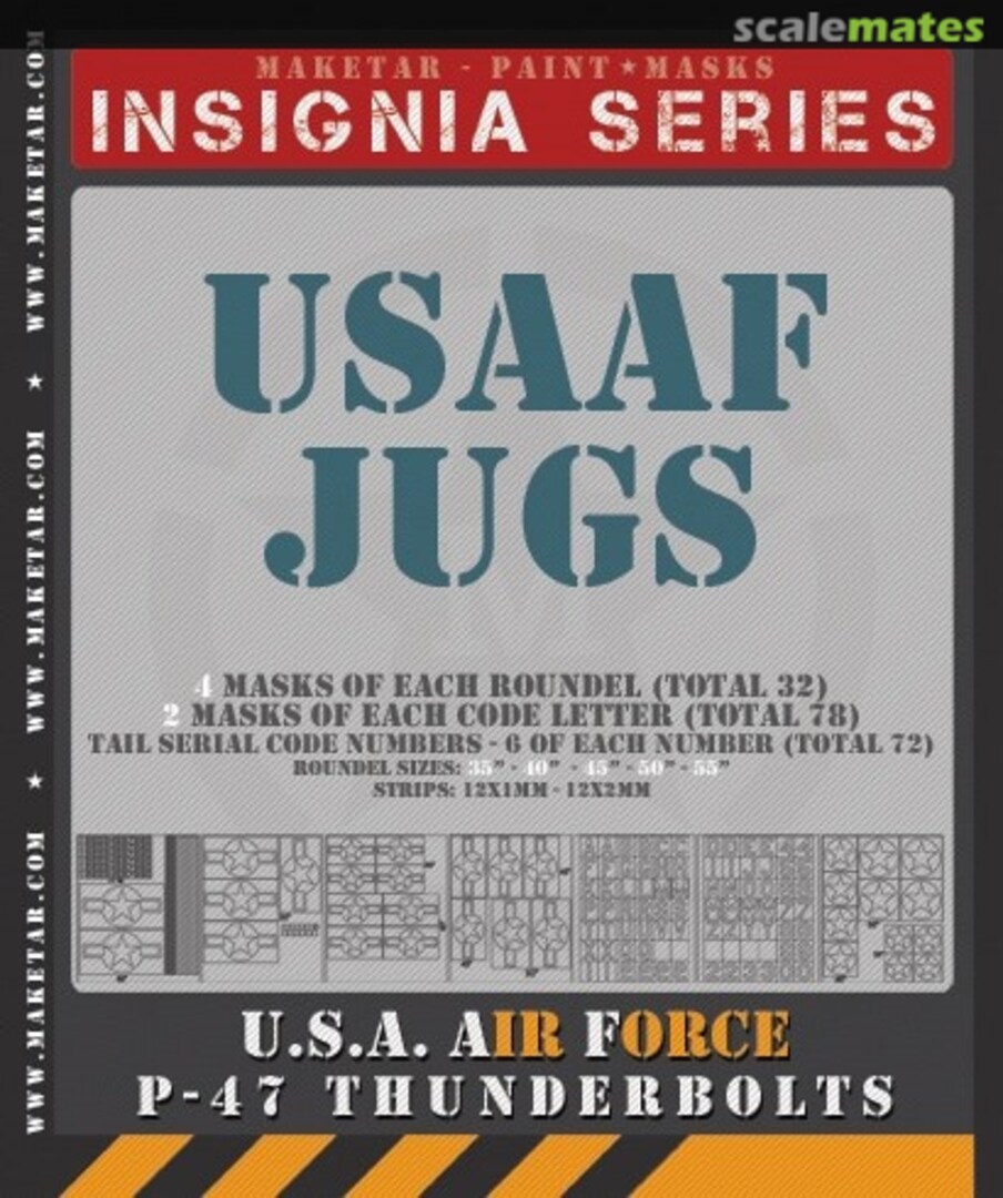 Boxart USAAF P-47 Thunderbolts ‘USAAF Jugs’ MM24042K Maketar Boxart USAAF P-47 Thunderbolts ‘USAAF Jugs’ MM24042K Maketar