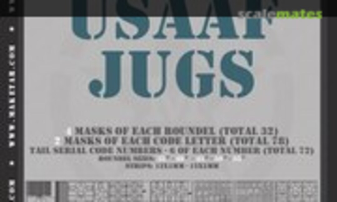 1:24 USAAF P-47 Thunderbolts ‘USAAF Jugs’ (Maketar MM24042K) MM24042K