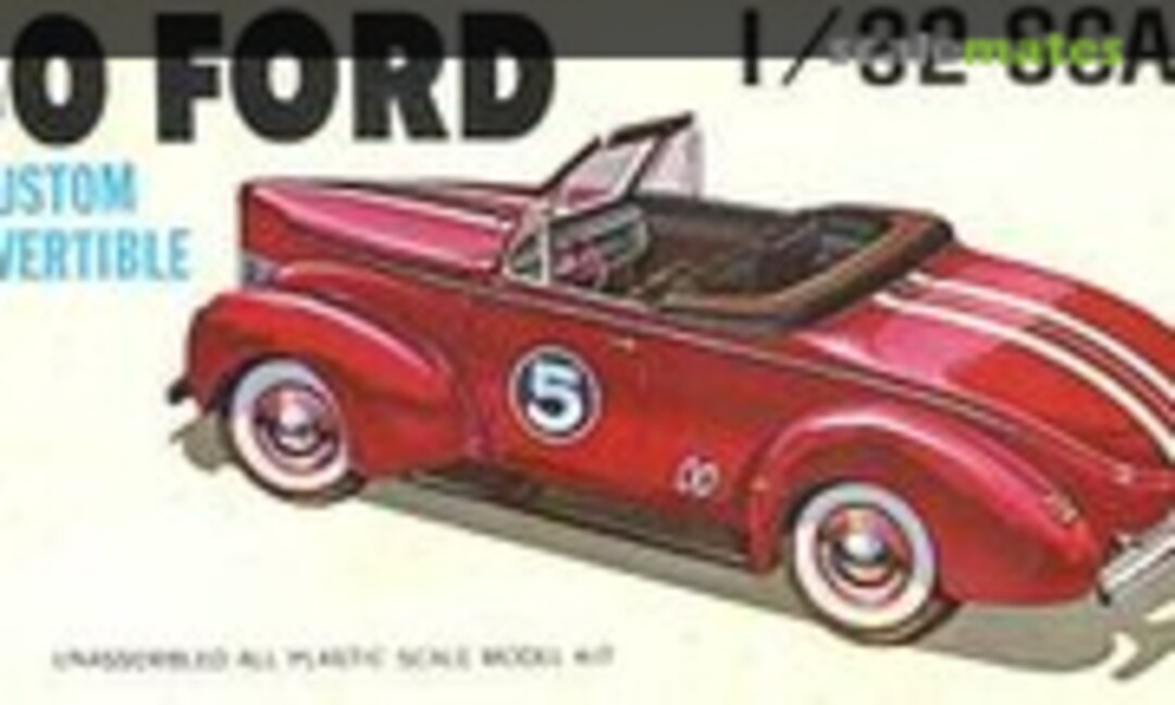 1:32 '40 Ford Custom Convertible (Palmer Plastics 7253)