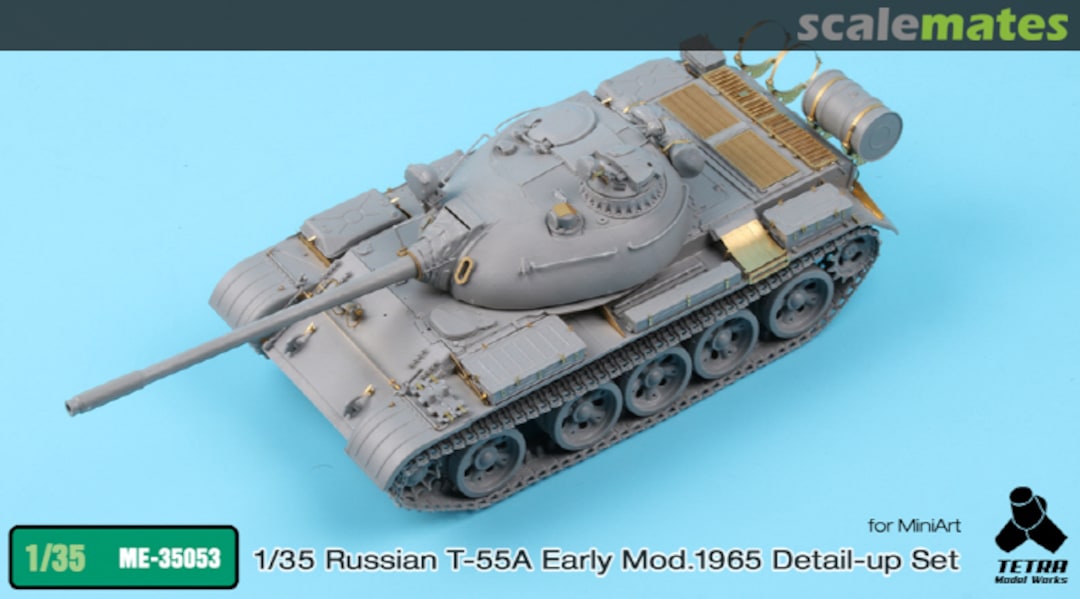 Boxart T-55A Early Mod. 1965 Detail up Set ME-35053 Tetra Model Works Boxart T-55A Early Mod. 1965 Detail up Set ME-35053 Tetra Model Works
