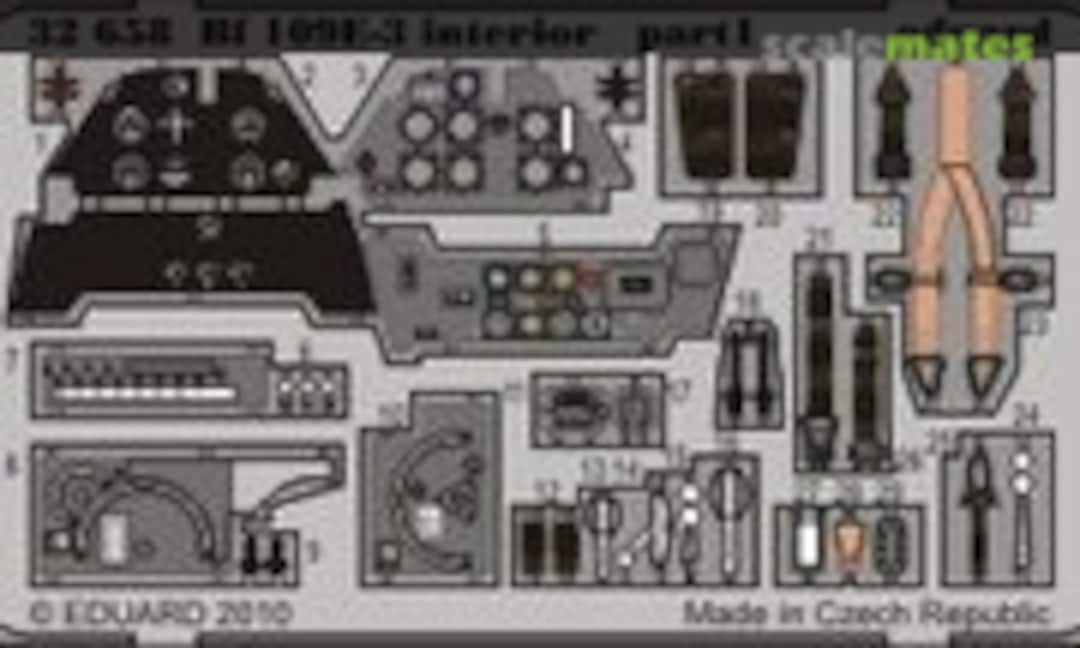 1:32 Bf 109E-3 interior (Eduard 32658)
