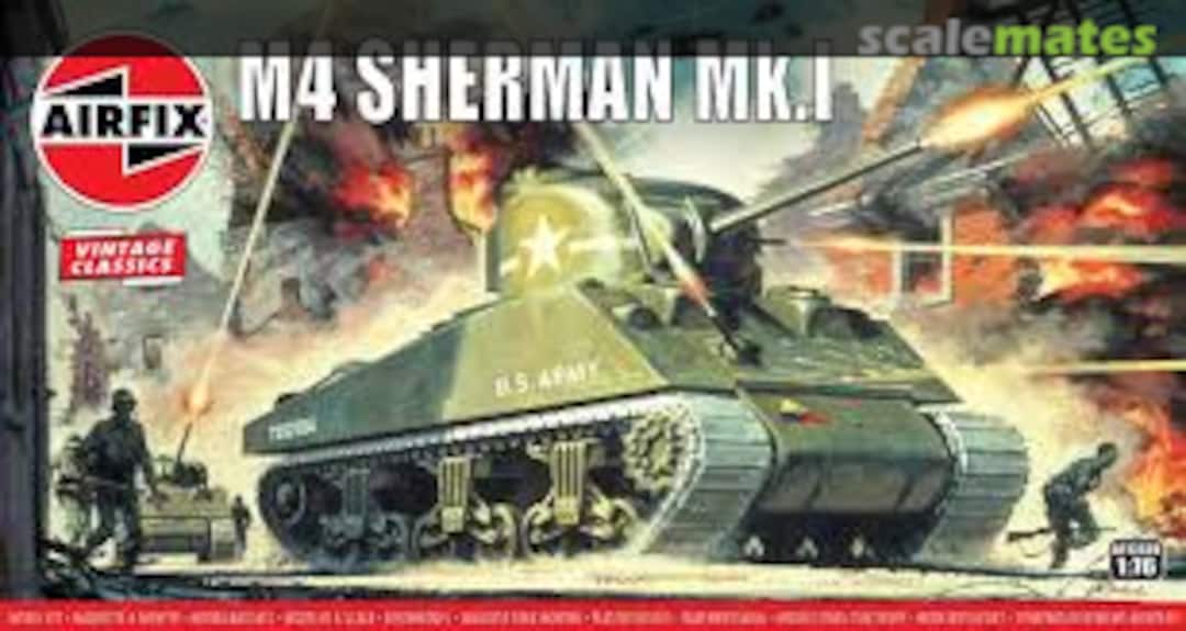 Boxart M4 Sherman Mk.I A01303V Airfix