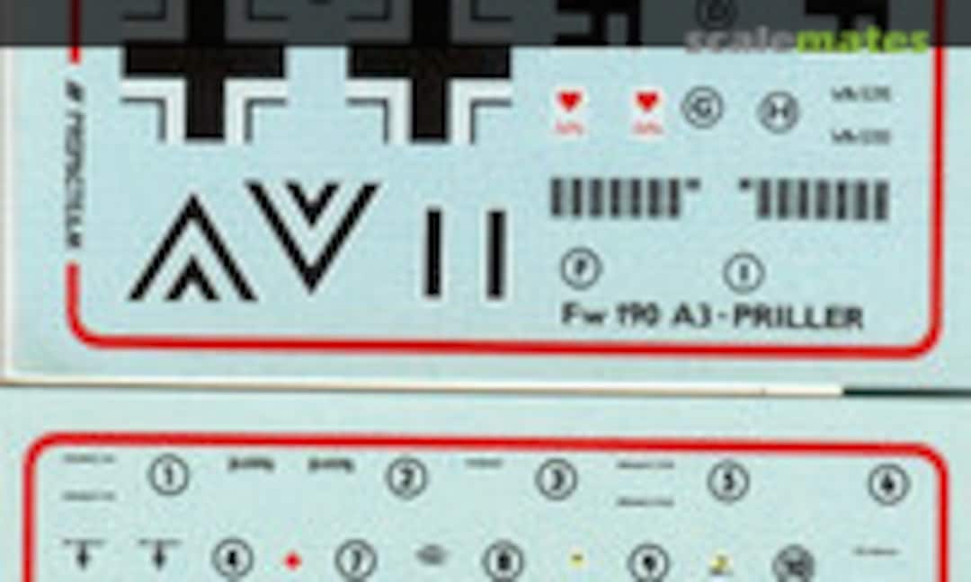 1:48 Focke wulf Fw-190 A3 (Propagteam 48-003/06) 48-003/06