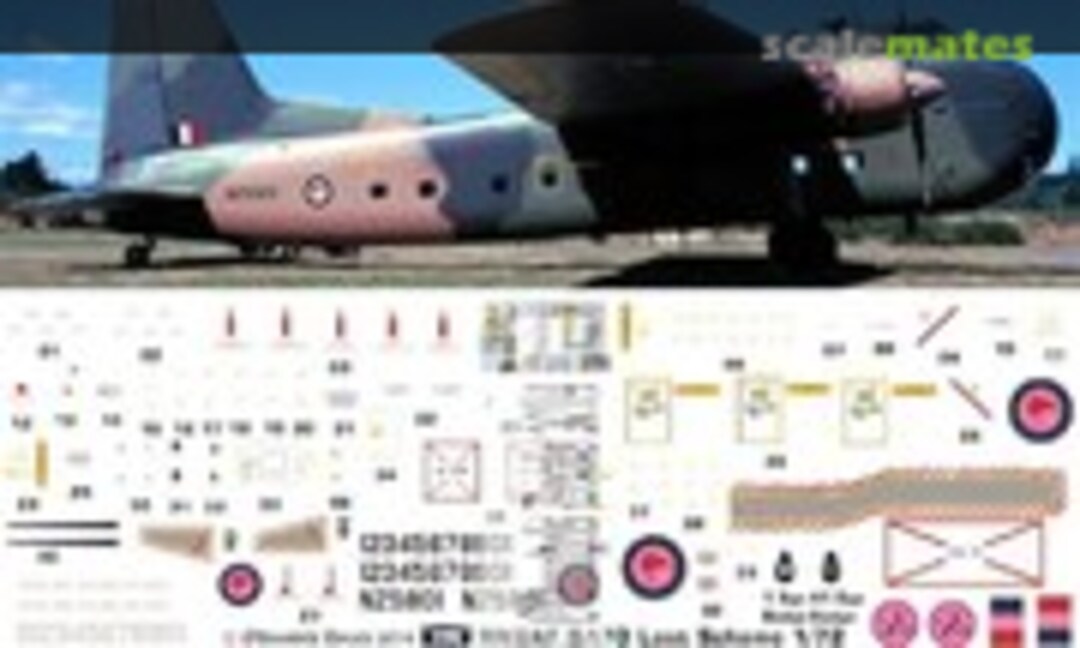1:72 RNZAF B170 Last scheme (Oldmodels Decals OMD0200) OMD0200