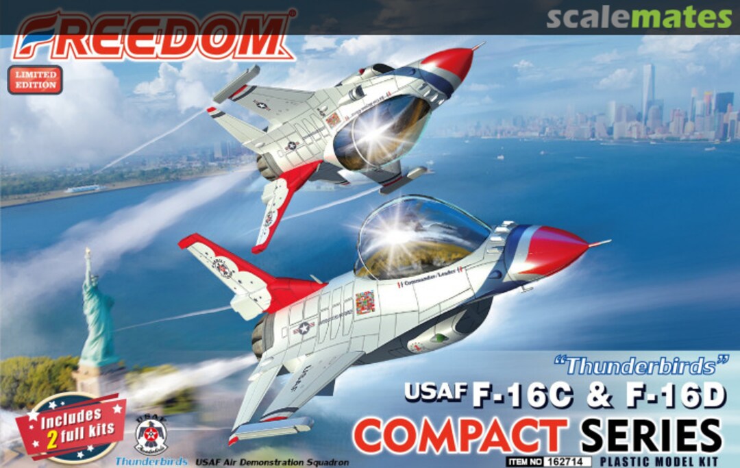 Boxart USAF F-16C & F-16D 162714 Freedom Model Kits Boxart USAF F-16C & F-16D 162714 Freedom Model Kits