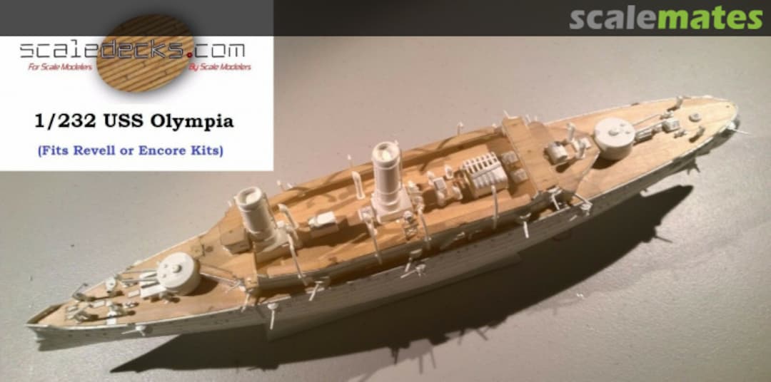 Boxart 1/232 USS Olympia Decks LCD-82 Scaledecks.com