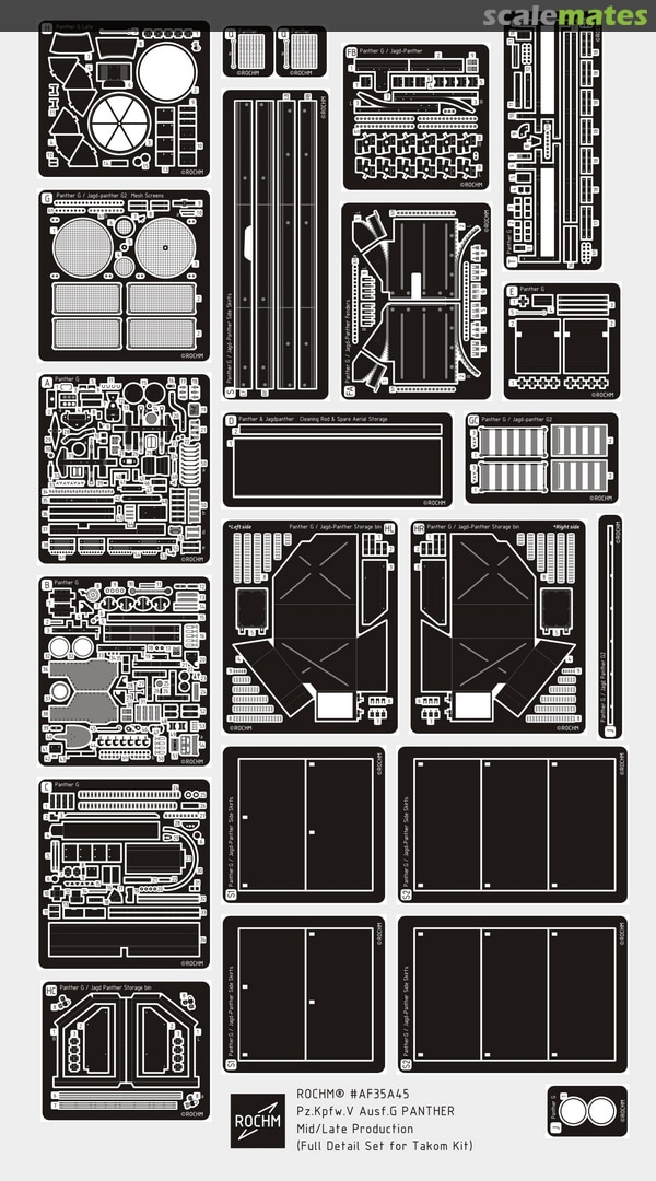 Boxart Pz.Kpfw.V Ausf.G PANTHER Mid/Late Production AF35A45 Rochm Boxart Pz.Kpfw.V Ausf.G PANTHER Mid/Late Production AF35A45 Rochm