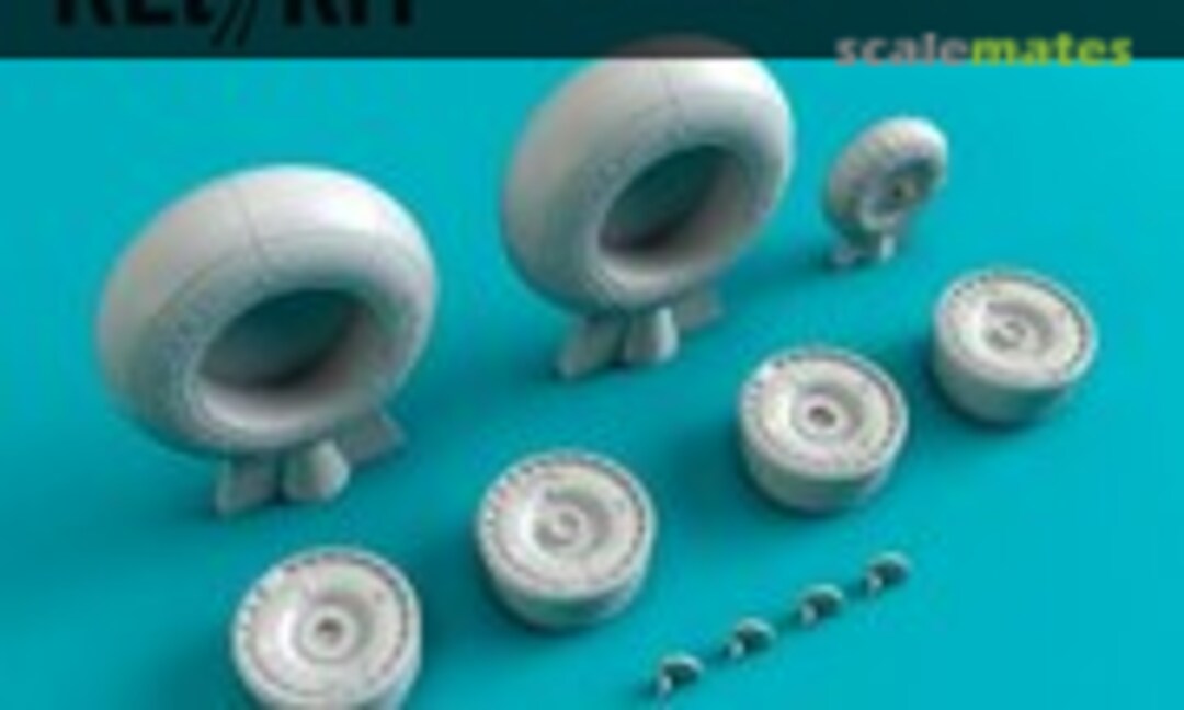 1:72 Messerschmitt Bf 110E/F/G wheels set (ResKit RS72-0216) RS72-0216