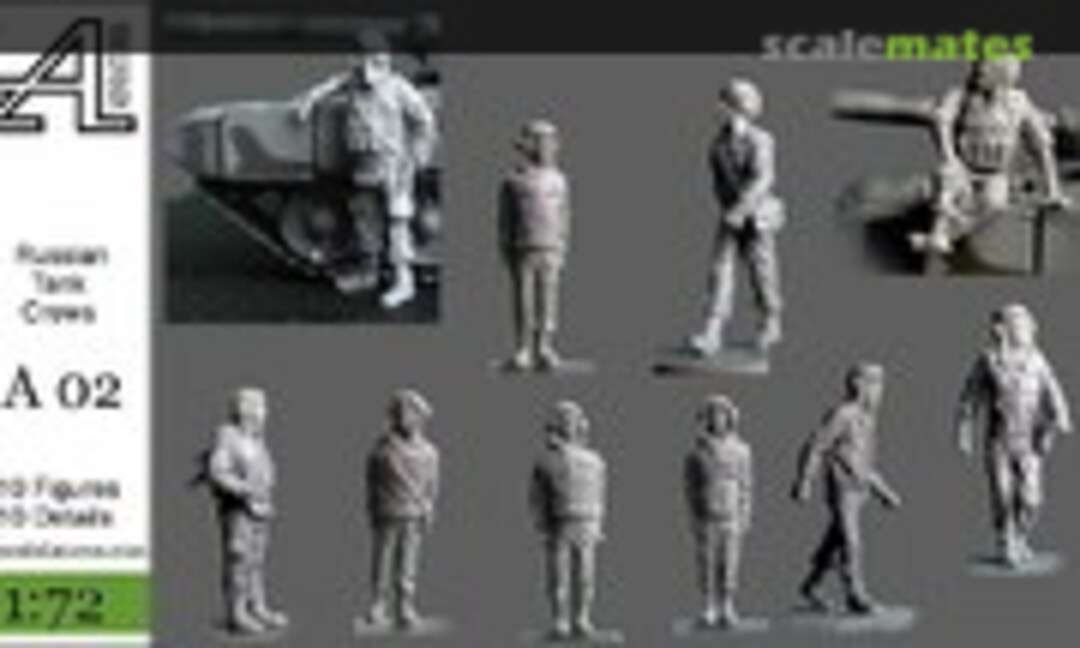 1:72 Russian Tank Crews (Alex Miniatures A02) A02