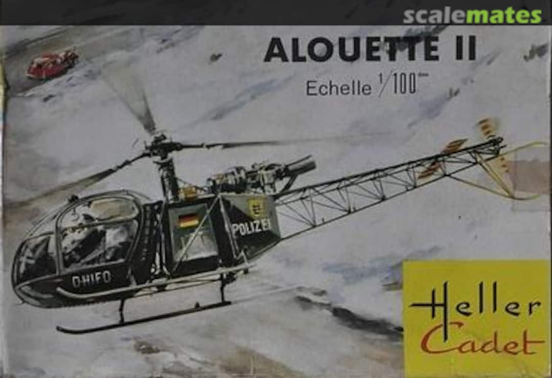 Boxart Alouette II 044 Heller Cadet