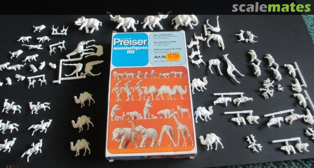 Contents Zoo and circus animals 16338 Preiser Contents Zoo and circus animals 16338 Preiser