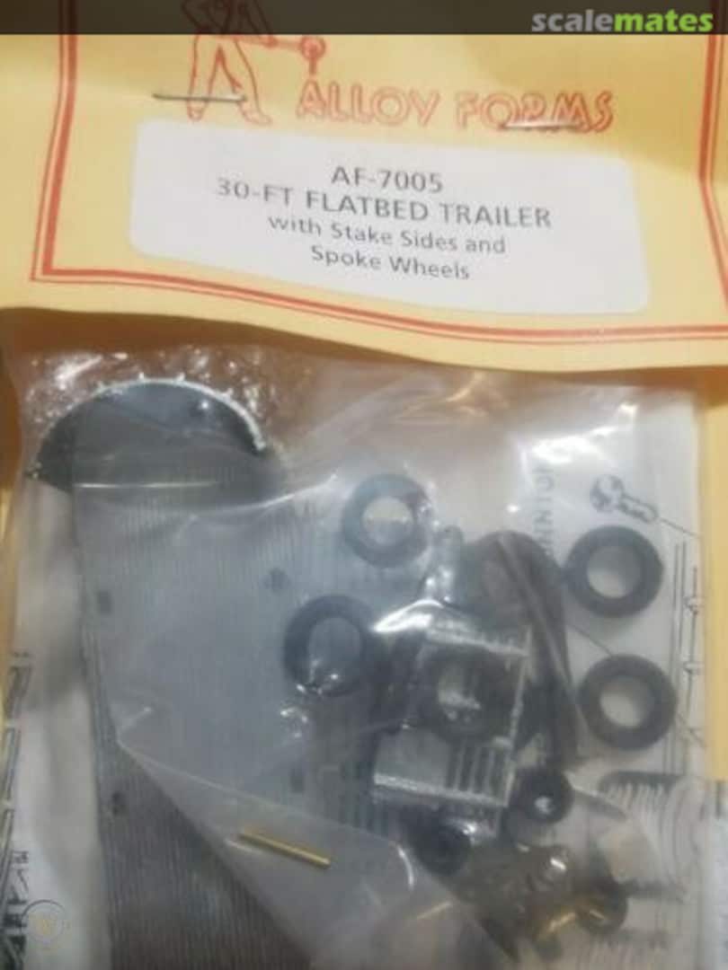 Boxart 30-Ft. Flatbed Trailer AF-7005 Alloy Forms Boxart 30-Ft. Flatbed Trailer AF-7005 Alloy Forms